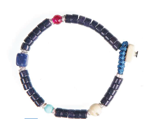 Bracciale Gerba Uomo Blu Collection in Pietre dure WBLU02 - WBLU02